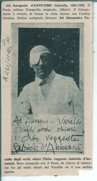 4 fotografie di Gabriele D'Annunzio